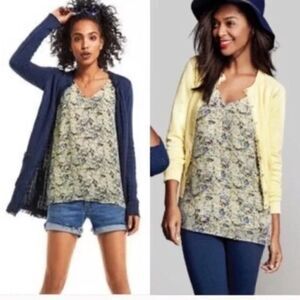 CAbi #275 Floral Scatter Print Adjustable Tank Top Small